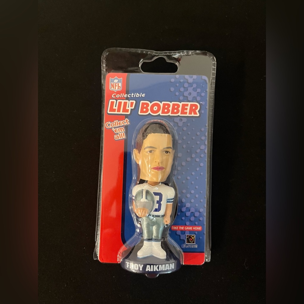 NFL Lil' Bobber Troy Aikman Action Figure - Blue and White